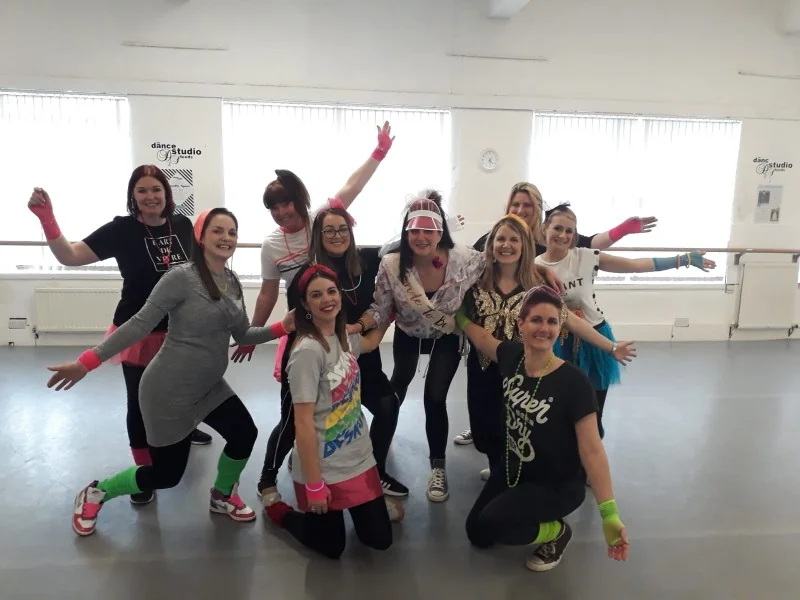 ABBA hen party dance class Chester group dancing
