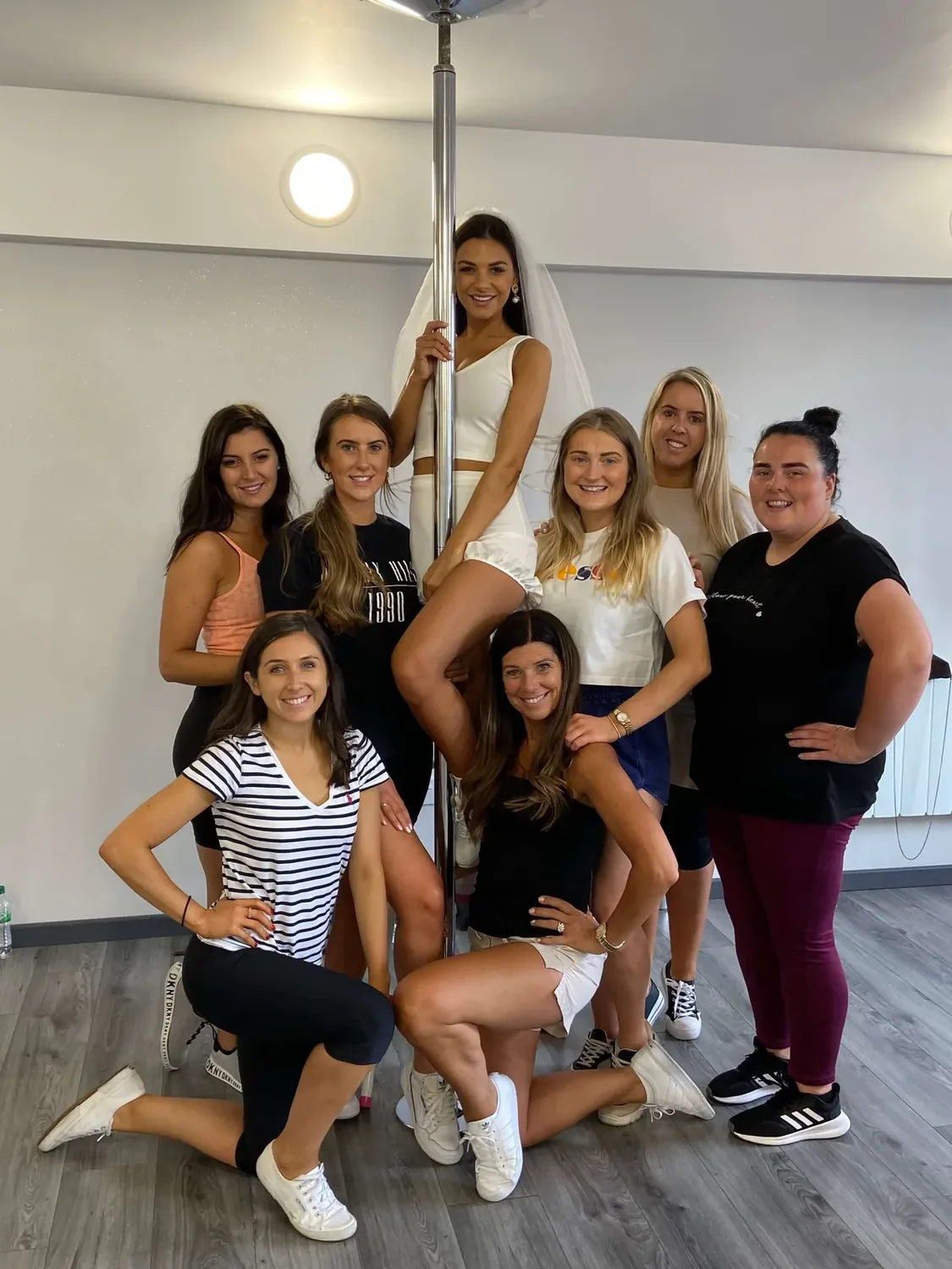 Pole Dancing hen party dance class in Chester